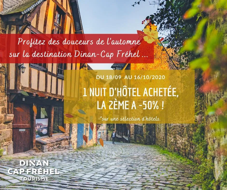 Profitez de la douceur de l’automne sur la destination Dinan-Cap Fréhel